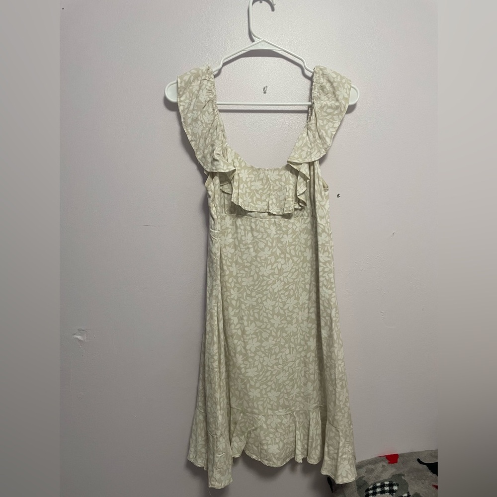 Abercrombie & Fitch Cream Floral Dress